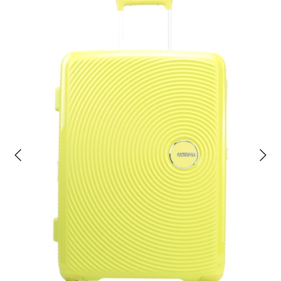 american tourister plastic trolley
